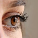 woman face eye eyelashes